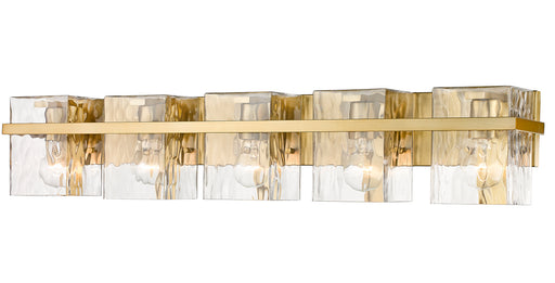 Bennington Five Light Vanity Modern Gold