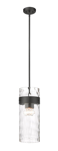 Fontaine Three Light Pendant Matte Black