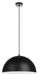 Eglo USA - 205292A - One Light Pendant - Rafaelino - Structured Black, Matte White