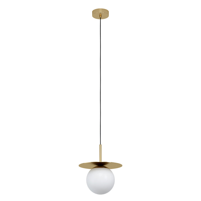 Eglo USA - 39952A - One Light Mini Pendant - Arenales - Brushed Brass