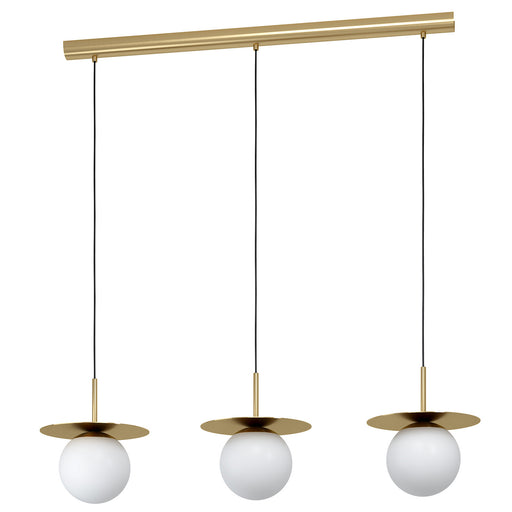 Eglo USA - 39953A - Three Light Pendant - Arenales - Brushed Brass