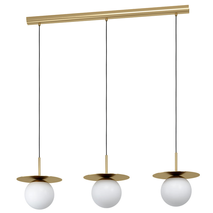 Eglo USA - 39953A - Three Light Pendant - Arenales - Brushed Brass