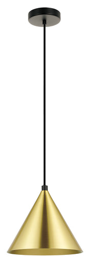 Narices One Light Mini Pendant Structured Black