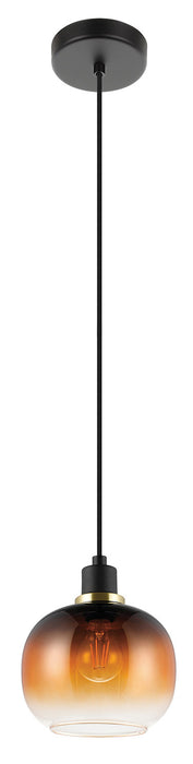 Eglo USA - 99614A - One Light Mini Pendant - Oilella - Structured Black