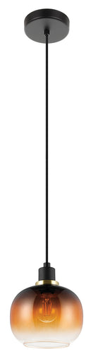 Oilella One Light Mini Pendant Structured Black