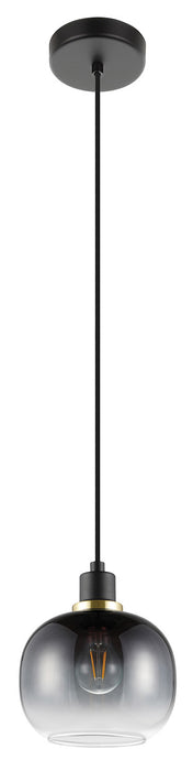Eglo USA - 99616A - One Light Mini Pendant - Oilella - Structured Black