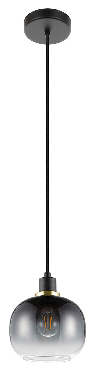 Eglo USA - 99616A - One Light Mini Pendant - Oilella - Structured Black