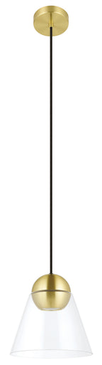 Cerasella LED Pendant Brushed Brass