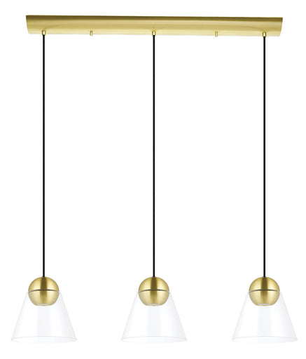 Cerasella LED Pendant Brushed Brass