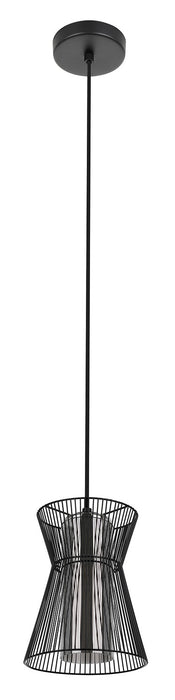 Eglo USA - 99633A - One Light Mini Pendant - Maseta - Structured Black