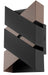 Eglo USA - 99689A - LED Wall Sconce - Gurare - Structured Black & Mocha