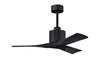 Matthews Fan Company - NK-BK-BK-42 - 42 Inch Ceiling Fan - Nan - Matte Black