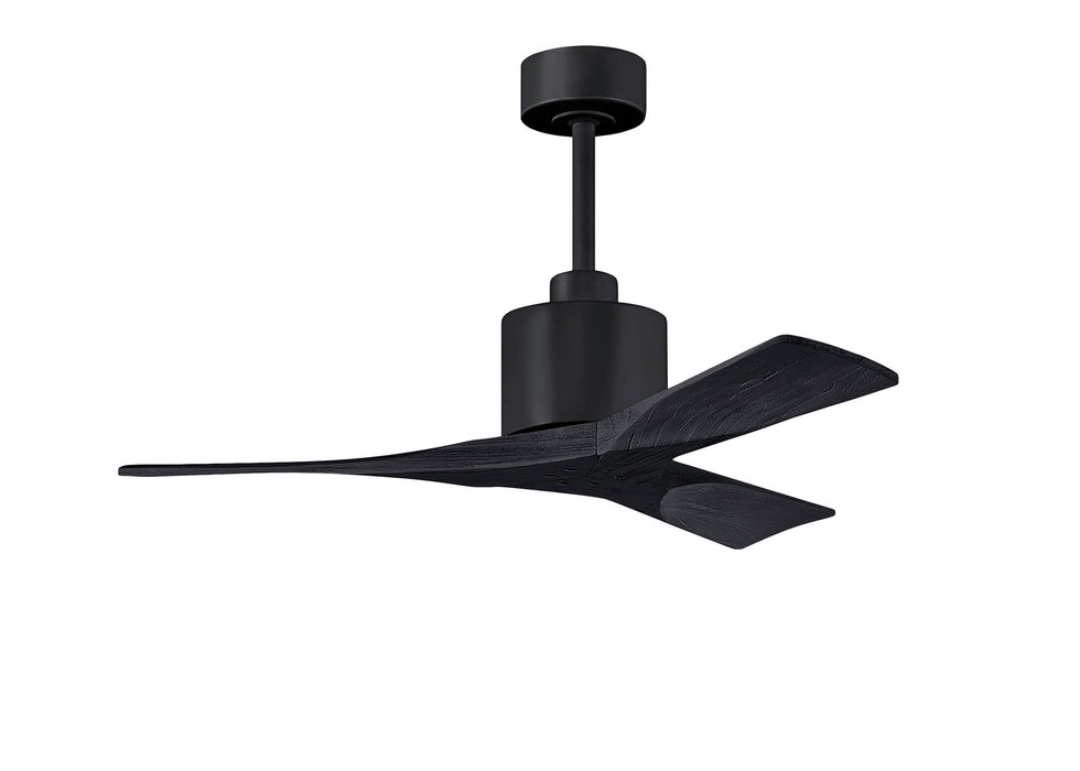 Matthews Fan Company - NK-BK-BK-42 - 42 Inch Ceiling Fan - Nan - Matte Black