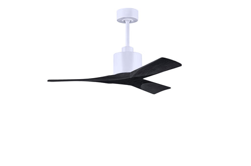 Matthews Fan Company - NK-MWH-BK-42 - 42 Inch Ceiling Fan - Nan - Matte White