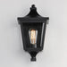 Maxim - 40232CLBK - One Light Outdoor Wall Sconce - Sutton Place VX - Black