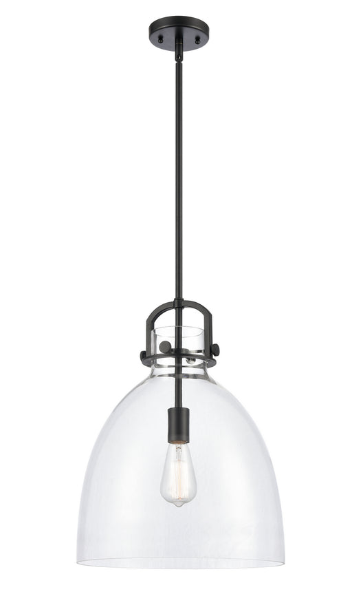 Innovations - 412-1S-BK-14CL - One Light Pendant - Downtown Urban - Matte Black
