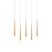 Modern Forms - PD-41805L-AB - LED Pendant - Cascade - Aged Brass