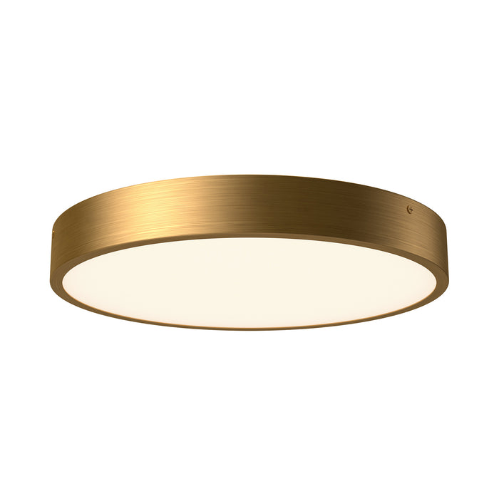 Alora - FM554015AG - LED Flush Mount - Adelaide - Aged Gold|Matte Black