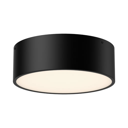 Brisbane Two Light Flush Mount Matte Black
