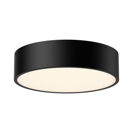 Brisbane Three Light Flush Mount Matte Black