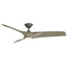 Modern Forms Fans - FR-W2006-62L35GHWW - 62" Ceiling Fan - Zephyr - Graphite/Weathered Wood