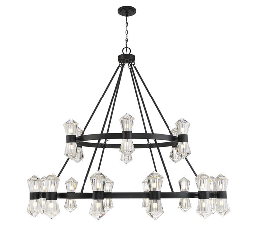 Dryden LED Chandelier Matte Black
