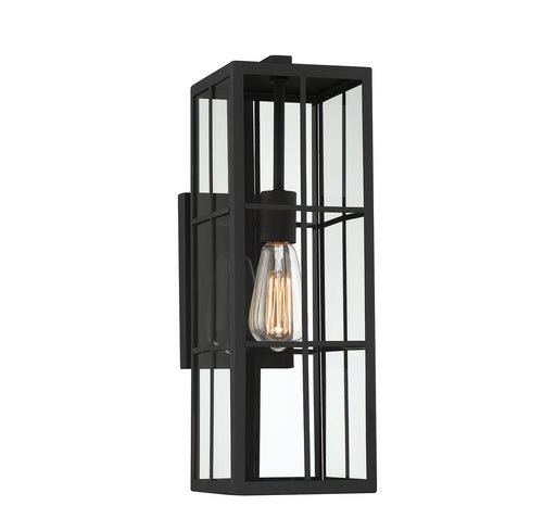 Ericson One Light Outdoor Wall Lantern Matte Black