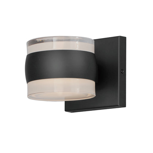 Modular LED Outdoor Wall Sconce Black