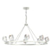 Hubbardton Forge - 105021-SKT-85-CR - Eight Light Chandelier - Gatsby - Sterling