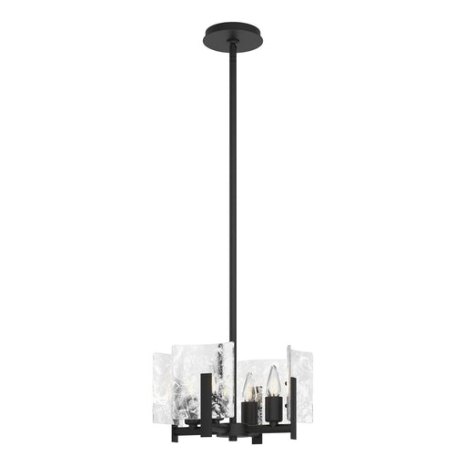 Arc Four Light Semi-Flush/Pendant Black