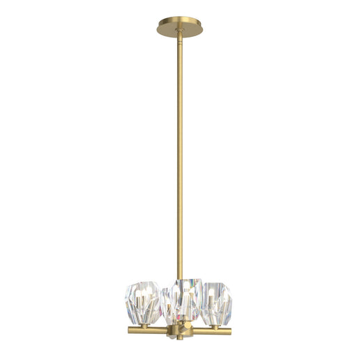 Gatsby Four Light Semi-Flush/Pendant Modern Brass