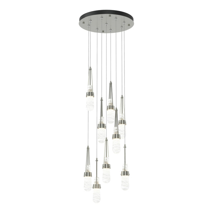 Hubbardton Forge - 131100-SKT-STND-85-YJ0434 - LED Pendant - Link - Sterling