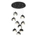 Hubbardton Forge - 131105-SKT-STND-10-85-GG0711 - LED Pendant - Brooklyn - Black
