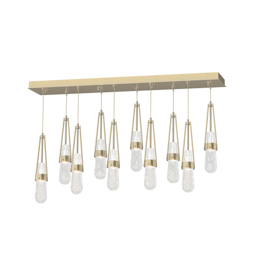 Link LED Pendant Modern Brass