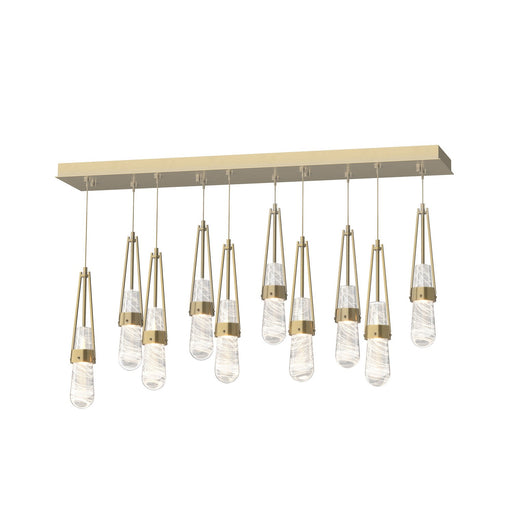 Link LED Pendant Modern Brass