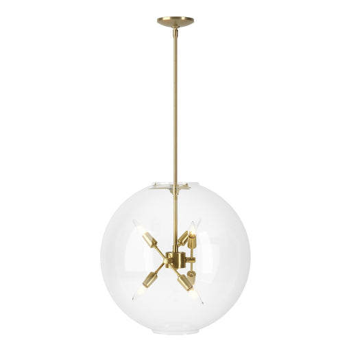 Hubbardton Forge - 134410-SKT-MULT-86-ZM0497 - Six Light Pendant - Sfera - Modern Brass