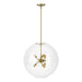 Hubbardton Forge - 134410-SKT-MULT-86-ZM0497 - Six Light Pendant - Sfera - Modern Brass