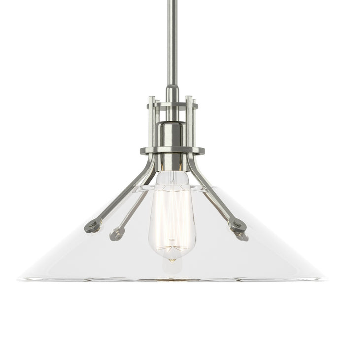Hubbardton Forge - 134553-SKT-MULT-85-ZM0686 - One Light Pendant - Henry - Sterling