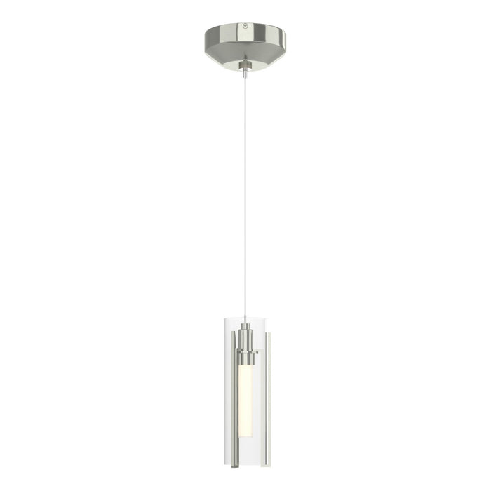 Hubbardton Forge - 161180-SKT-STND-85-ZM0065 - One Light Mini Pendant - Exos Glass - Sterling
