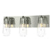 Hubbardton Forge - 201332-SKT-85-ZM0718 - Three Light Bath Sconce - Eos - Sterling