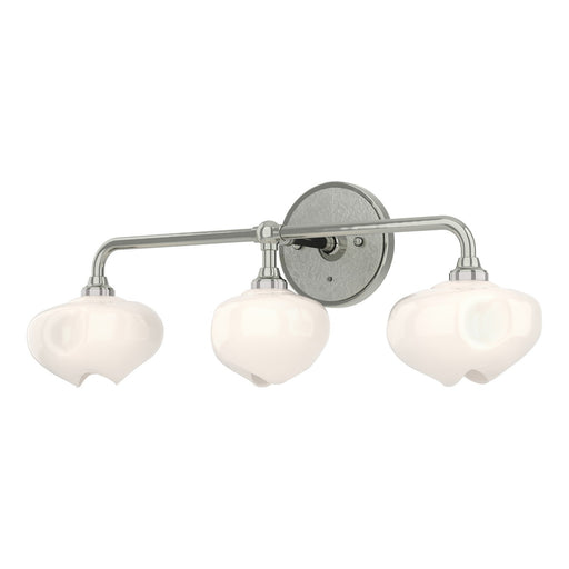 Hubbardton Forge - 201342-SKT-85-85-FD0710 - Three Light Bath Sconce - Ume - Sterling
