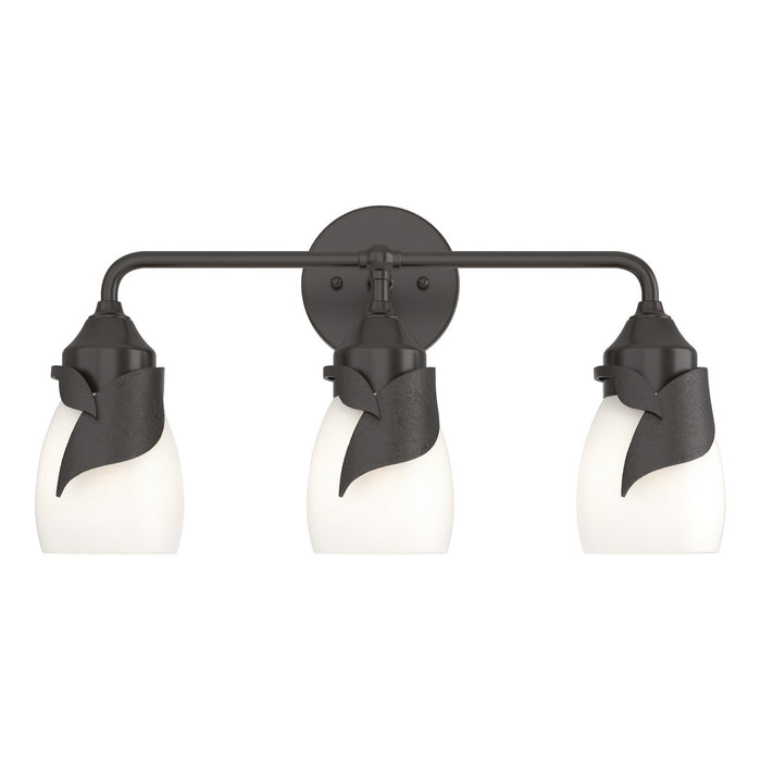 Hubbardton Forge - 201352-SKT-14-GG0330 - Three Light Bath Sconce - Lapas - Oil Rubbed Bronze