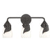 Hubbardton Forge - 201352-SKT-14-GG0330 - Three Light Bath Sconce - Lapas - Oil Rubbed Bronze