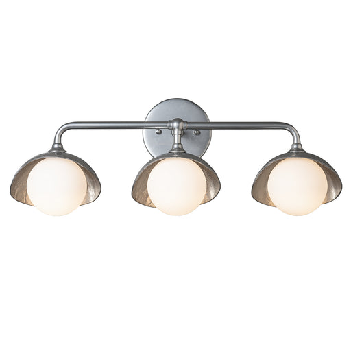 Brooklyn Three Light Bath Sconce Sterling