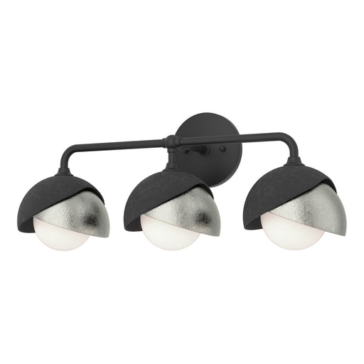Brooklyn Three Light Bath Sconce Black