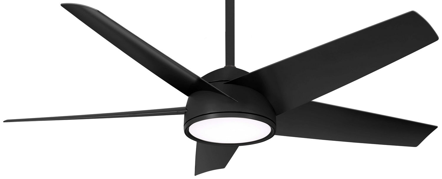 Minka Aire - F781L-CL - 58 Inch Outdoor Ceiling Fan - Chubby - Black