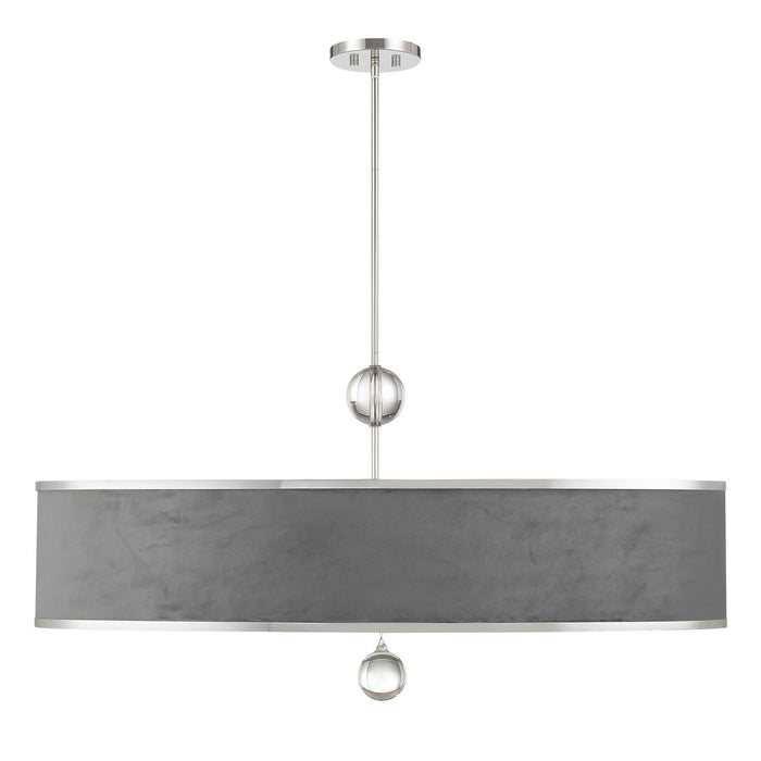Metropolitan - N7329-613 - Six Light Island Pendant - Luxour - Polished Nickel