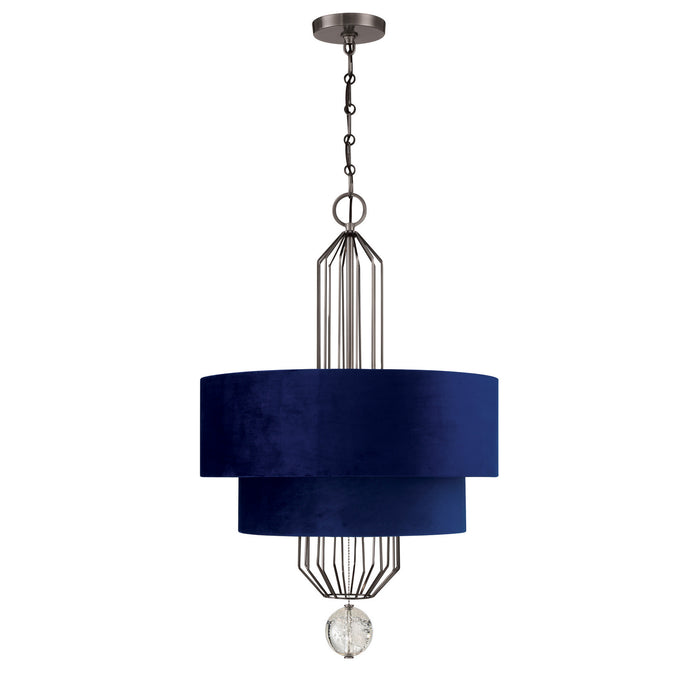 Metropolitan - N7338-889 - Eight Light Pendant - Grandeur - Aged Antique Nickel