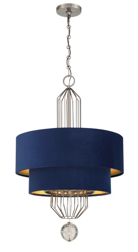 Grandeur Eight Light Pendant Aged Antique Nickel
