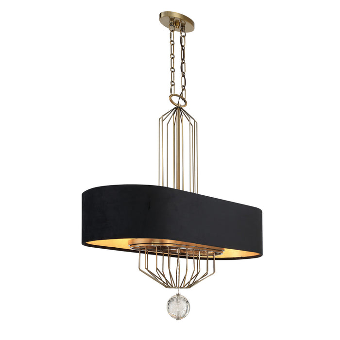 Metropolitan - N7339-790 - Eight Light Island Pendant - Grandeur - Aged Antique Brass
